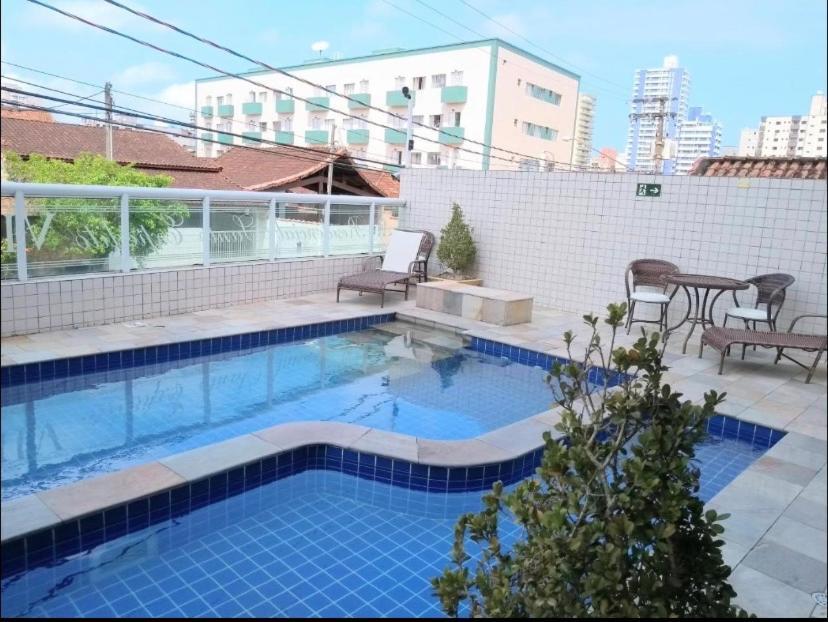 Apto Com Churrasqueira E Piscina Praia Grande (Santos) Exterior foto